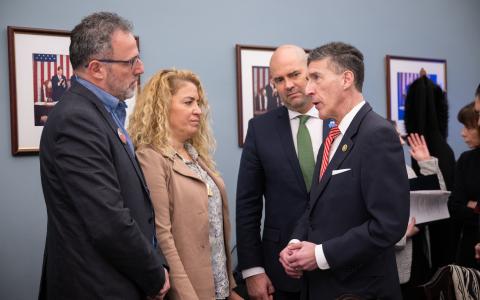 Kustoff with Hostage Family