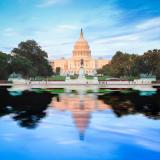 U.S. Capitol Building and Reflecting Pool